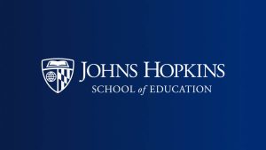 Johns Hopkins School of Education logo.