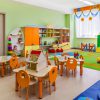 An empty early education classroom.