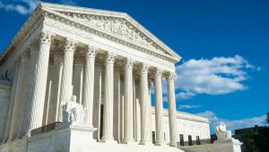 The Supreme Court building in Washington, DC.