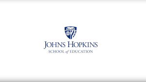 Johns Hopkins School of Education logo.