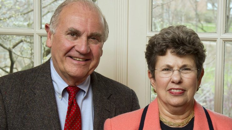 Sheldon D. Glass, MD, MEd ’66, and Saralynn B. Glass, BS ’72, MS ’77