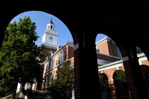 A picture of Johns Hopkins University Homewood campus