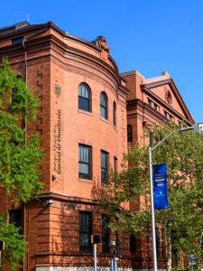 The Johns Hopkins School of Education Building as seen from the Street